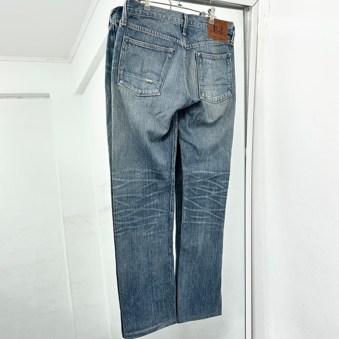 에비수 재팬 야마네 데미지 데님 팬츠 상품이미지6