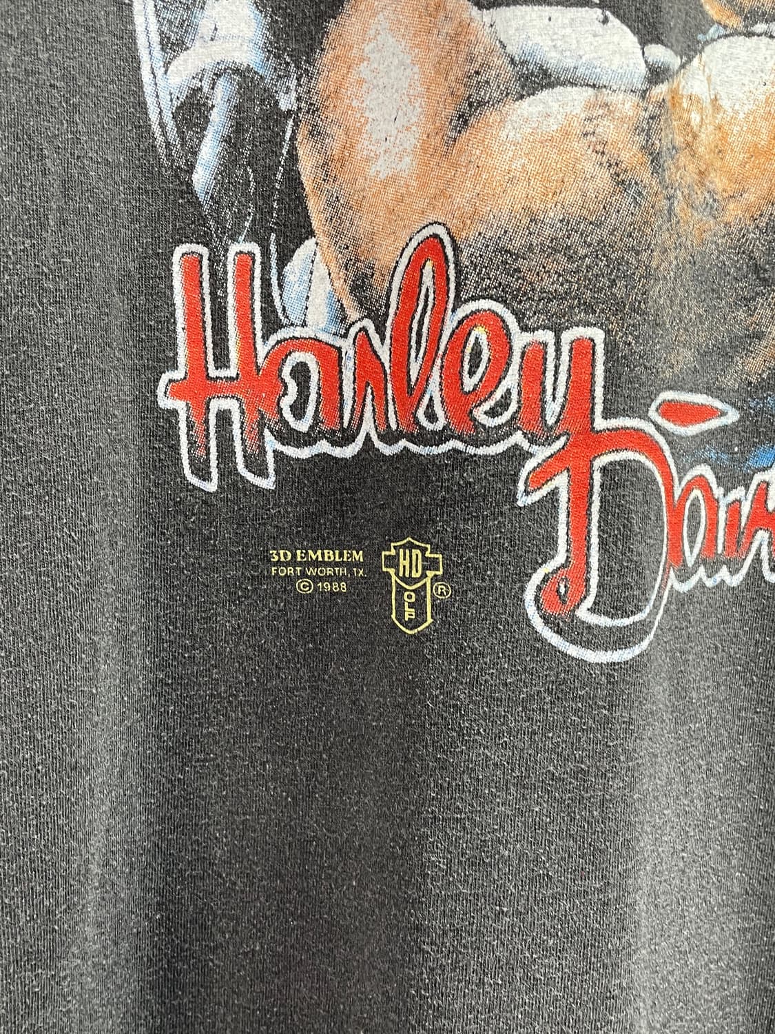 88s 할리데이비슨 USA 3D 엠블럼 반팔티 (on.475) 상품이미지5