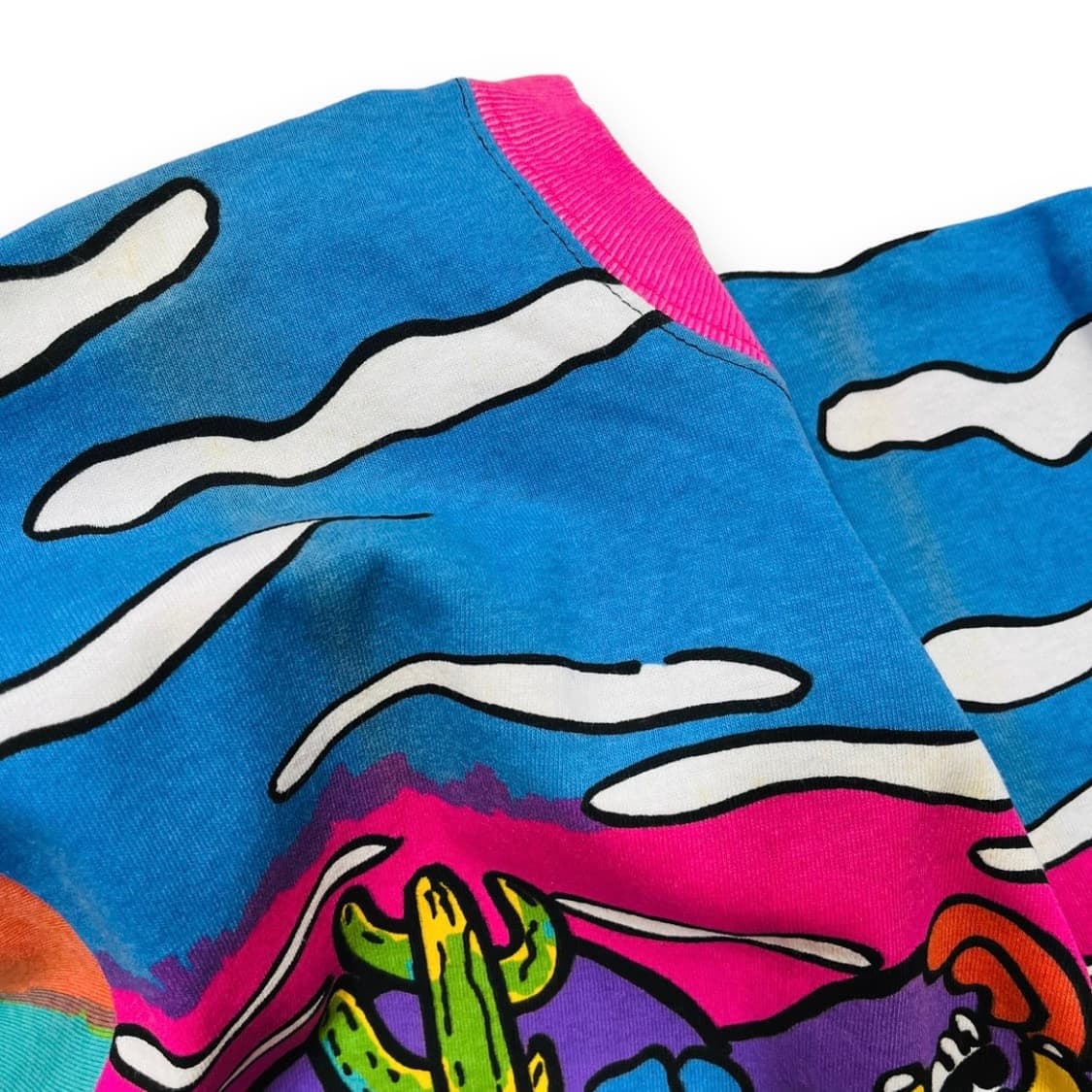 KooL 90s 아메리칸 웨스턴 컬러 반팔 티셔츠 상품이미지6