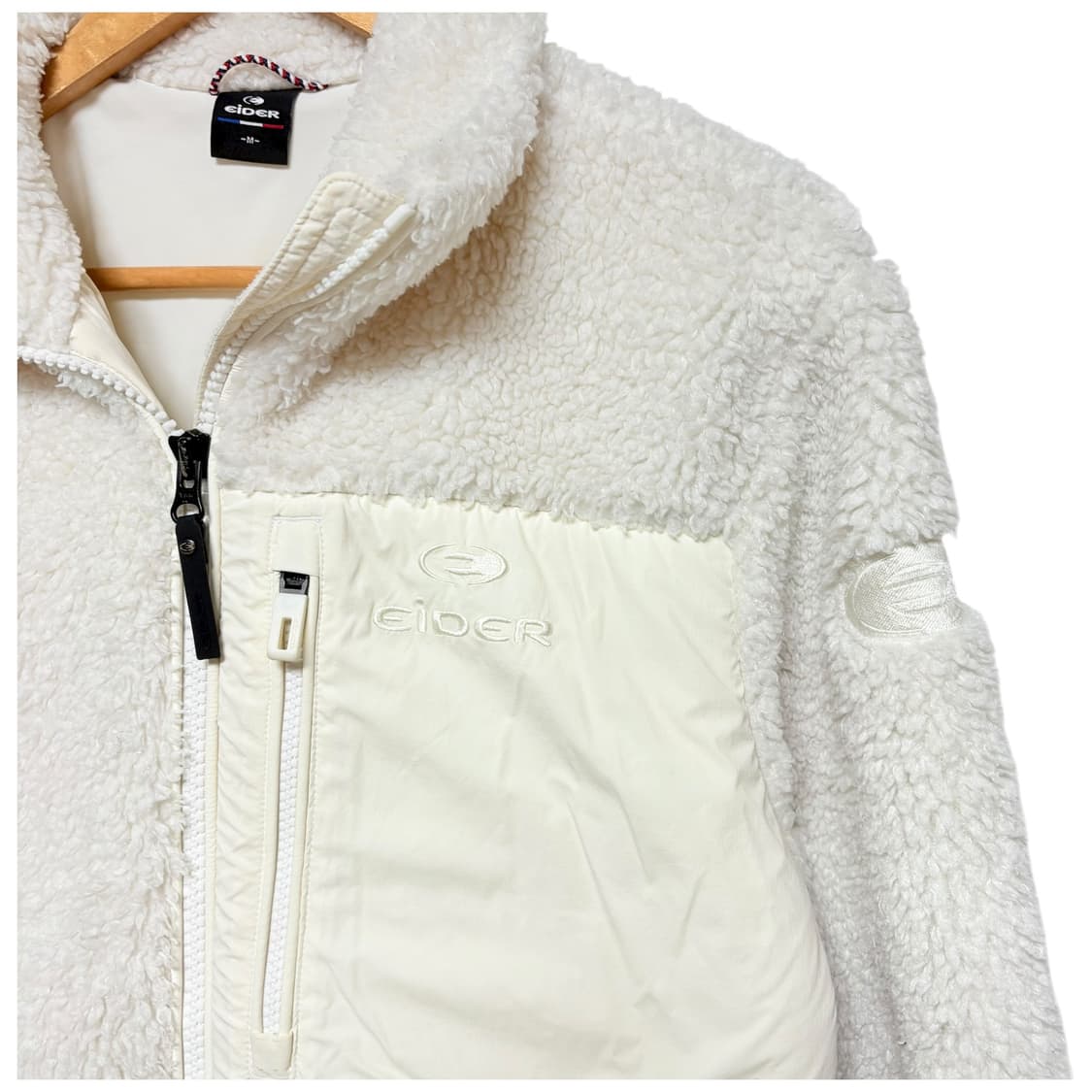 아이더 아이보리 뽀글이 후리스 플리스자켓  상품이미지2