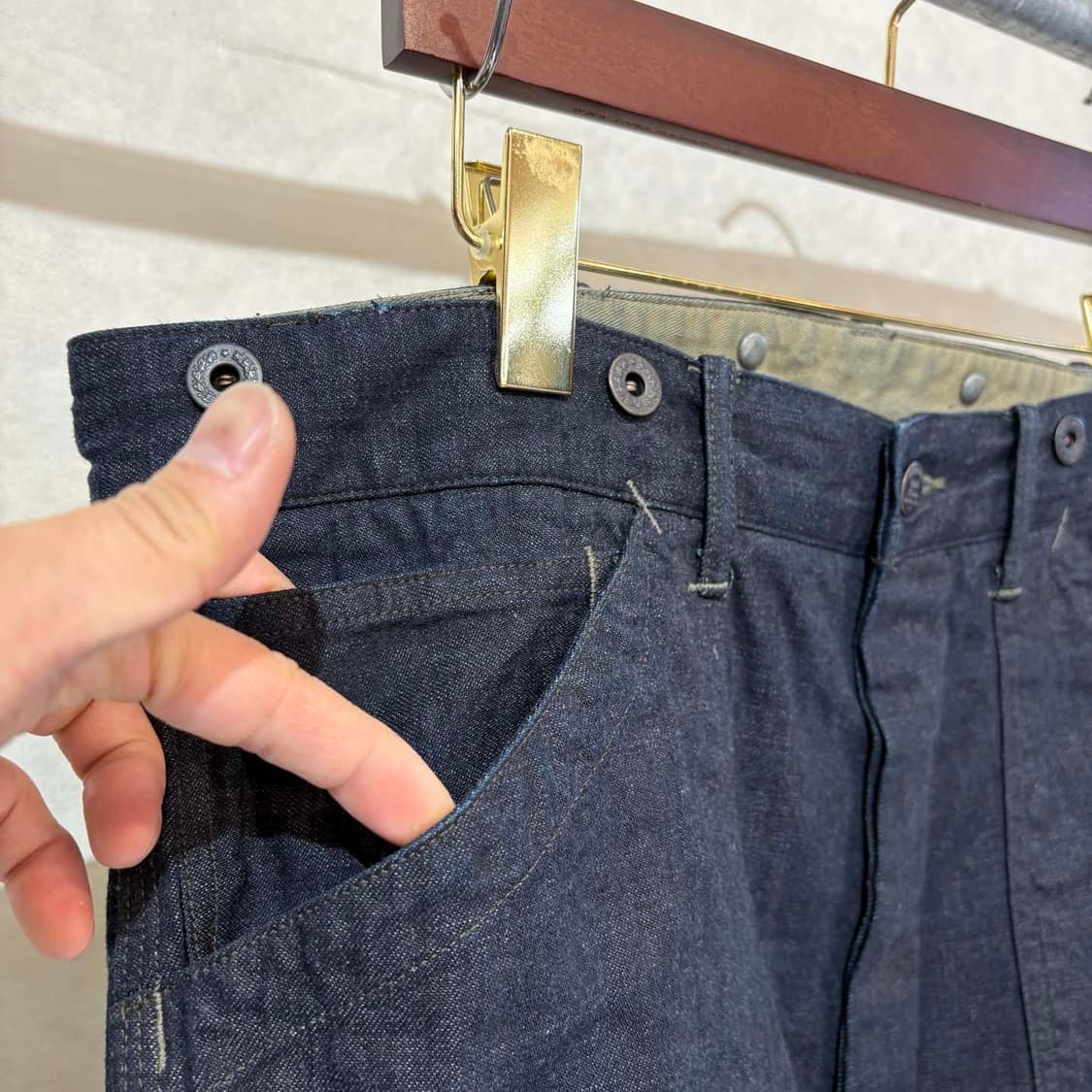 34-36 더블알엘 rrl double rl 생지데님팬츠 상품이미지2