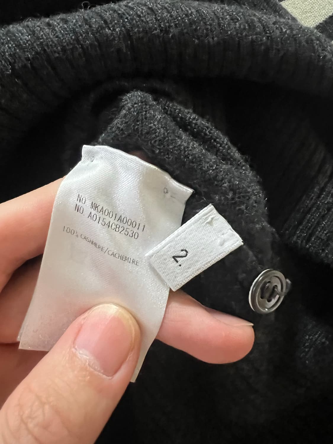 톰브라운 캐시미어 차콜 니트 2 상품이미지2