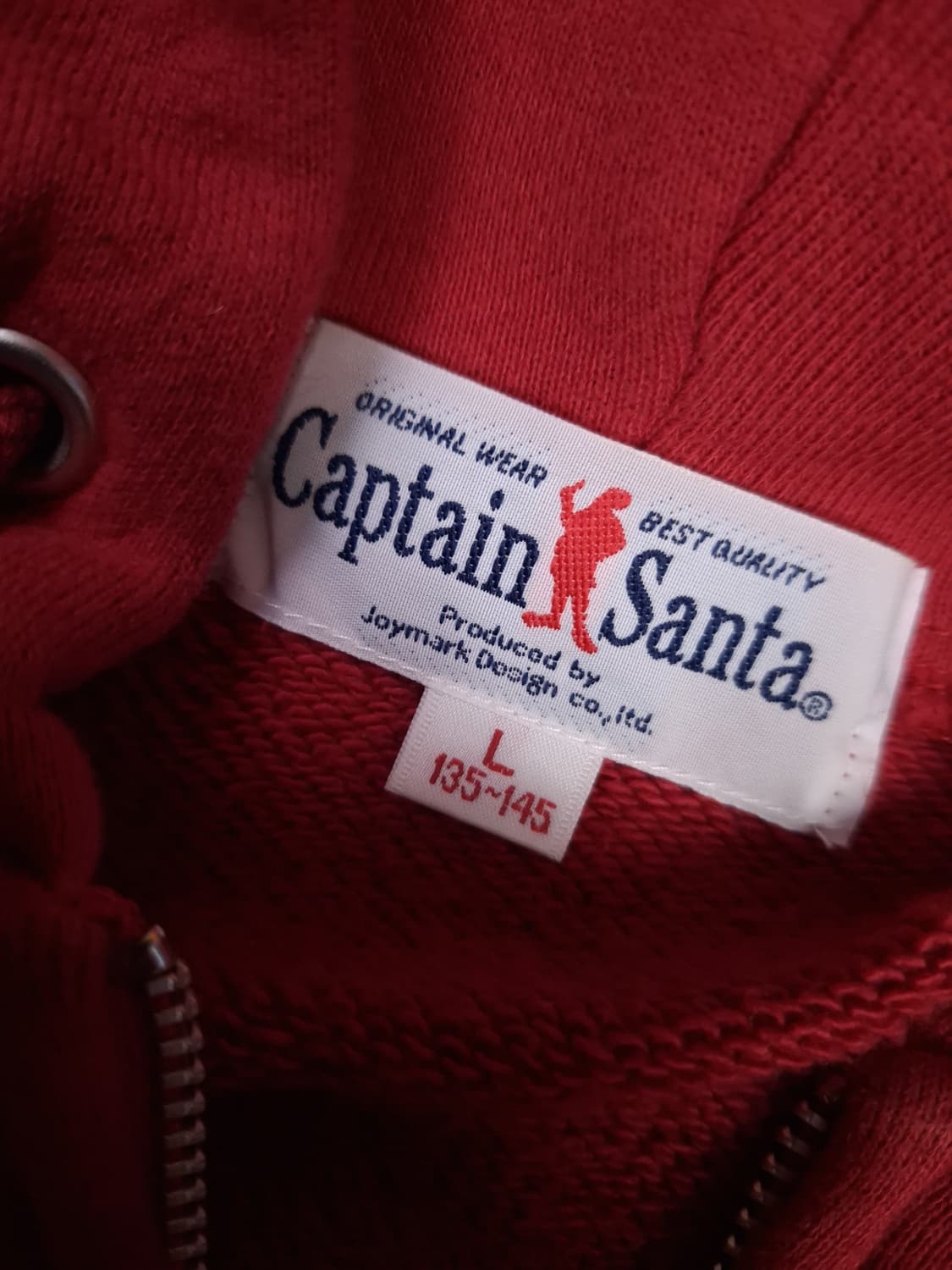 오리지날 일본판 캡틴산타 후드 집업 상품이미지3