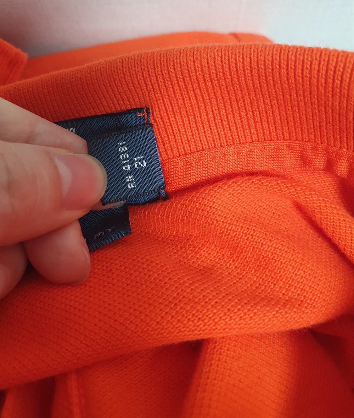 폴로랄프로렌 빅포니 카라티 형광오렌지 넘버3 XL 상품이미지7