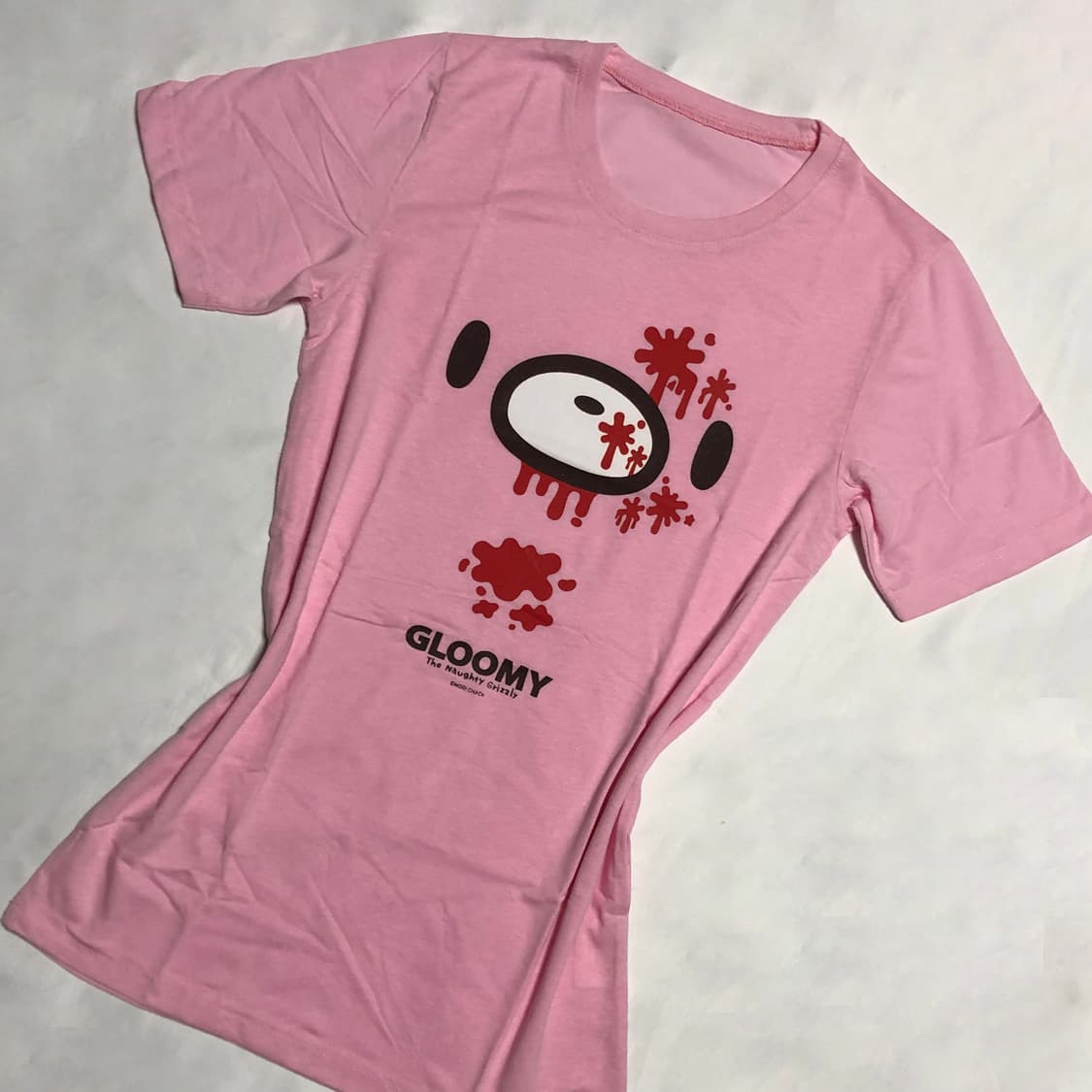 글루미베어 티셔츠 핑크 상품이미지2