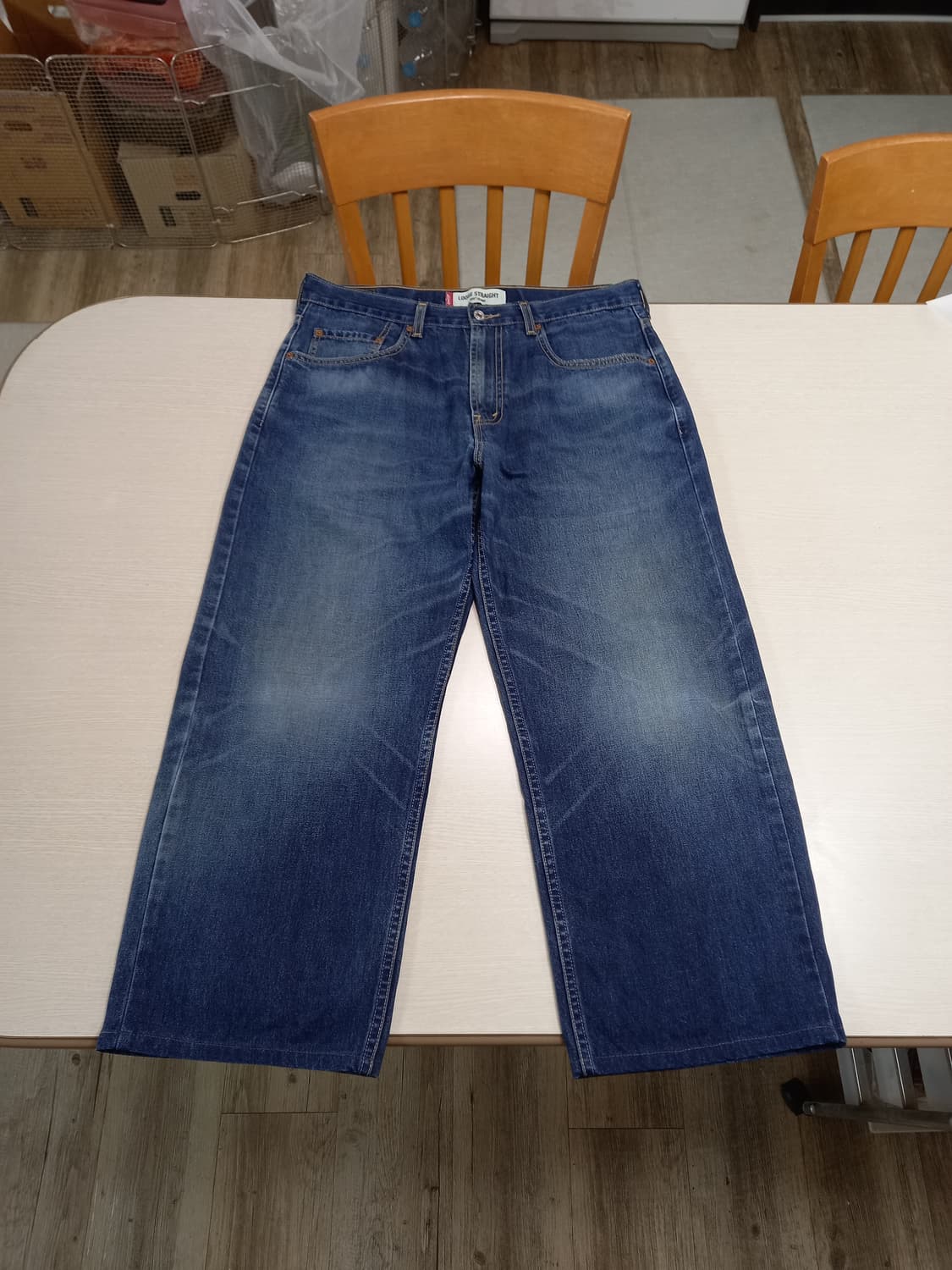 34-35 리바이스569 워싱 와이드진 35-261 상품이미지1