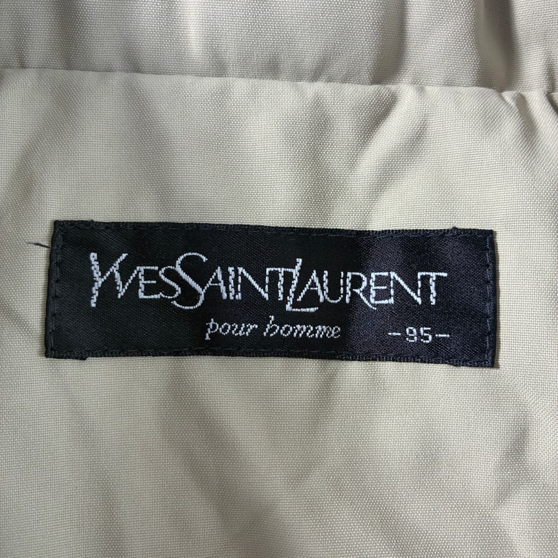 Yves Saint Laurent  입생로랑 자수 베이지 블루종 자켓   상품이미지5