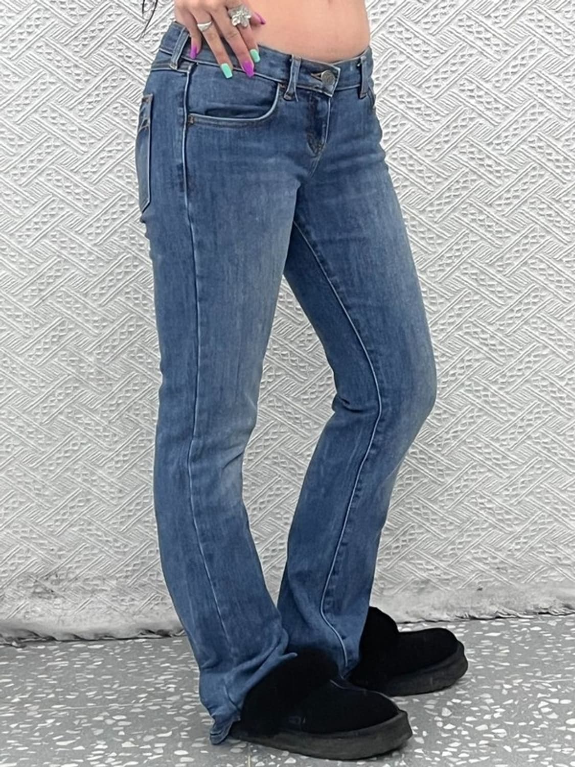 캘빈클라인 빈티지 세미부츠컷 워싱 데님팬츠 29인치 C07315 상품이미지2