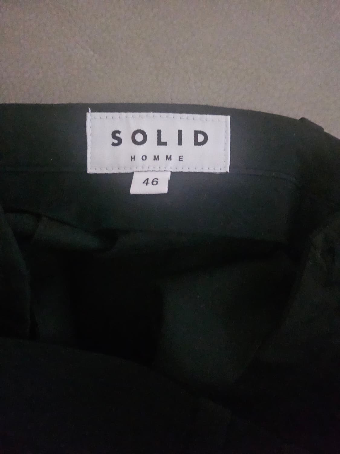 [거의 새것] 솔리드옴므 슬랙스 팬츠 바지 46 상품이미지3