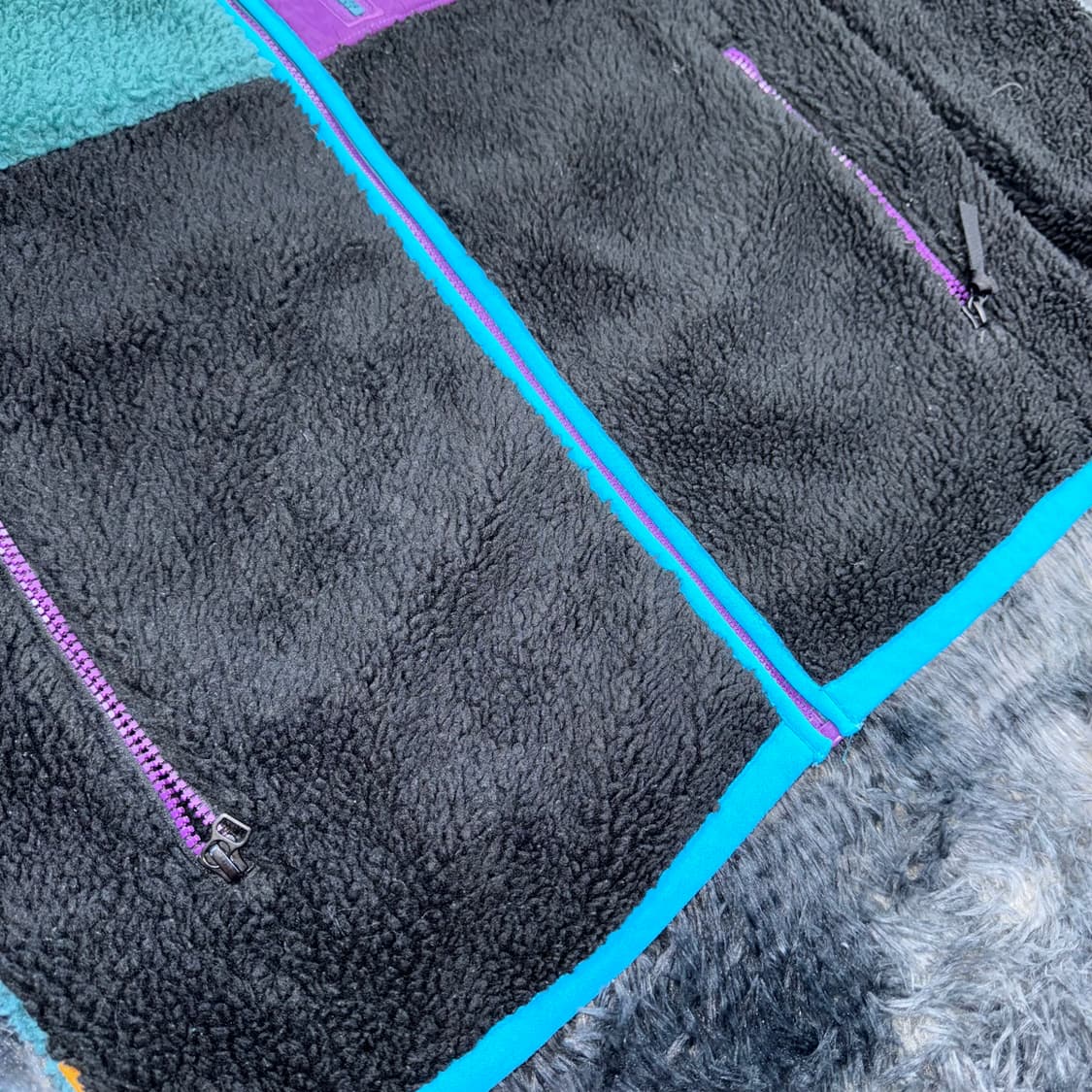 투티/0107 팀버랜드 컬러 블록 플리스 후리스 자켓 상품이미지6