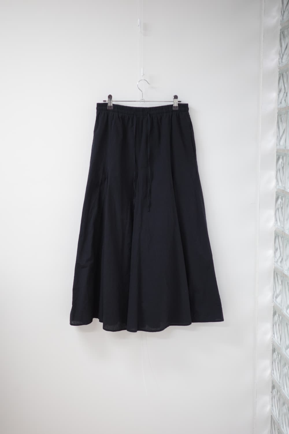 Black A-line skirt 상품이미지2