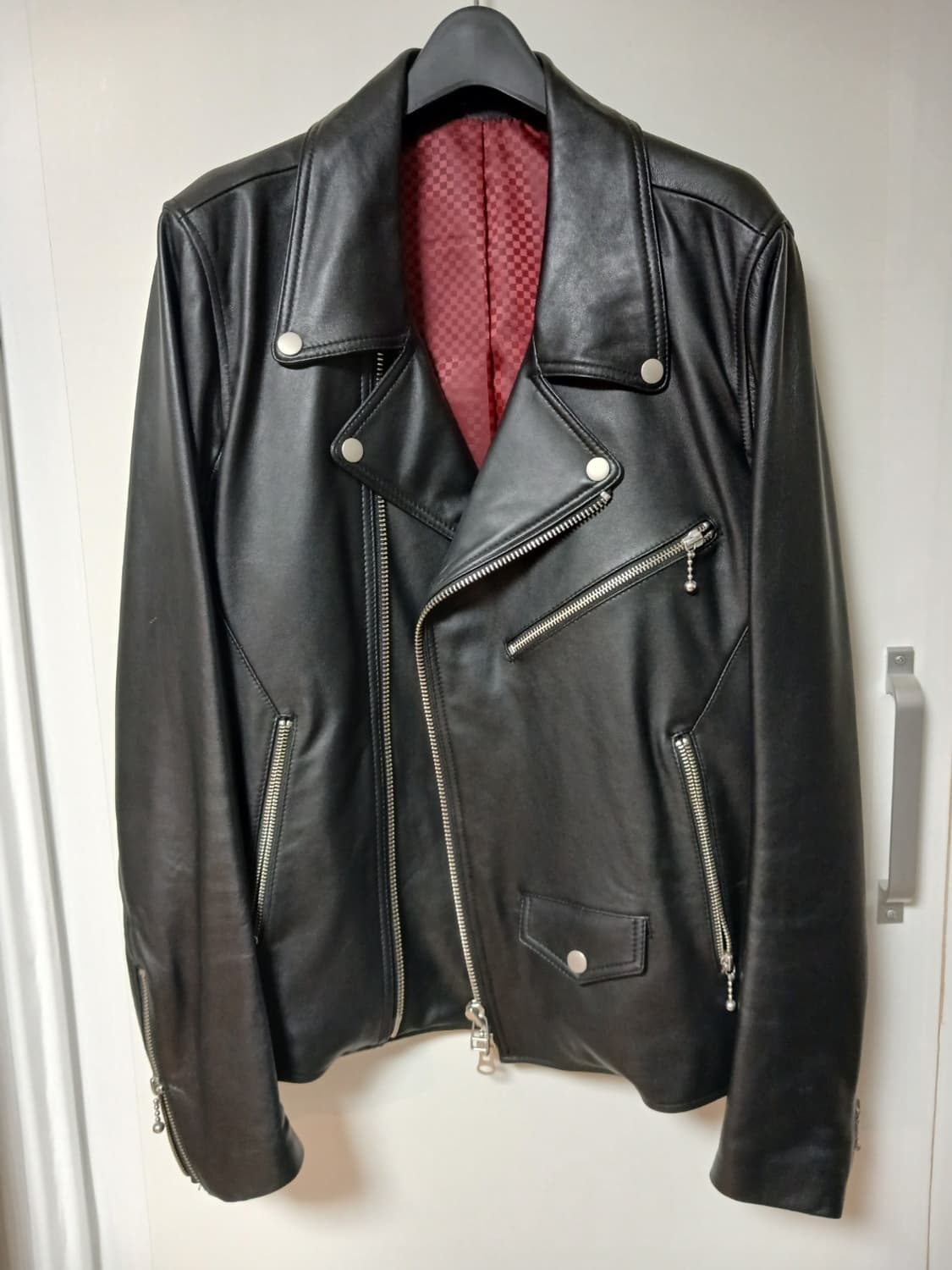 와이플러스세븐 양가죽 라이더자켓 m 상품이미지1