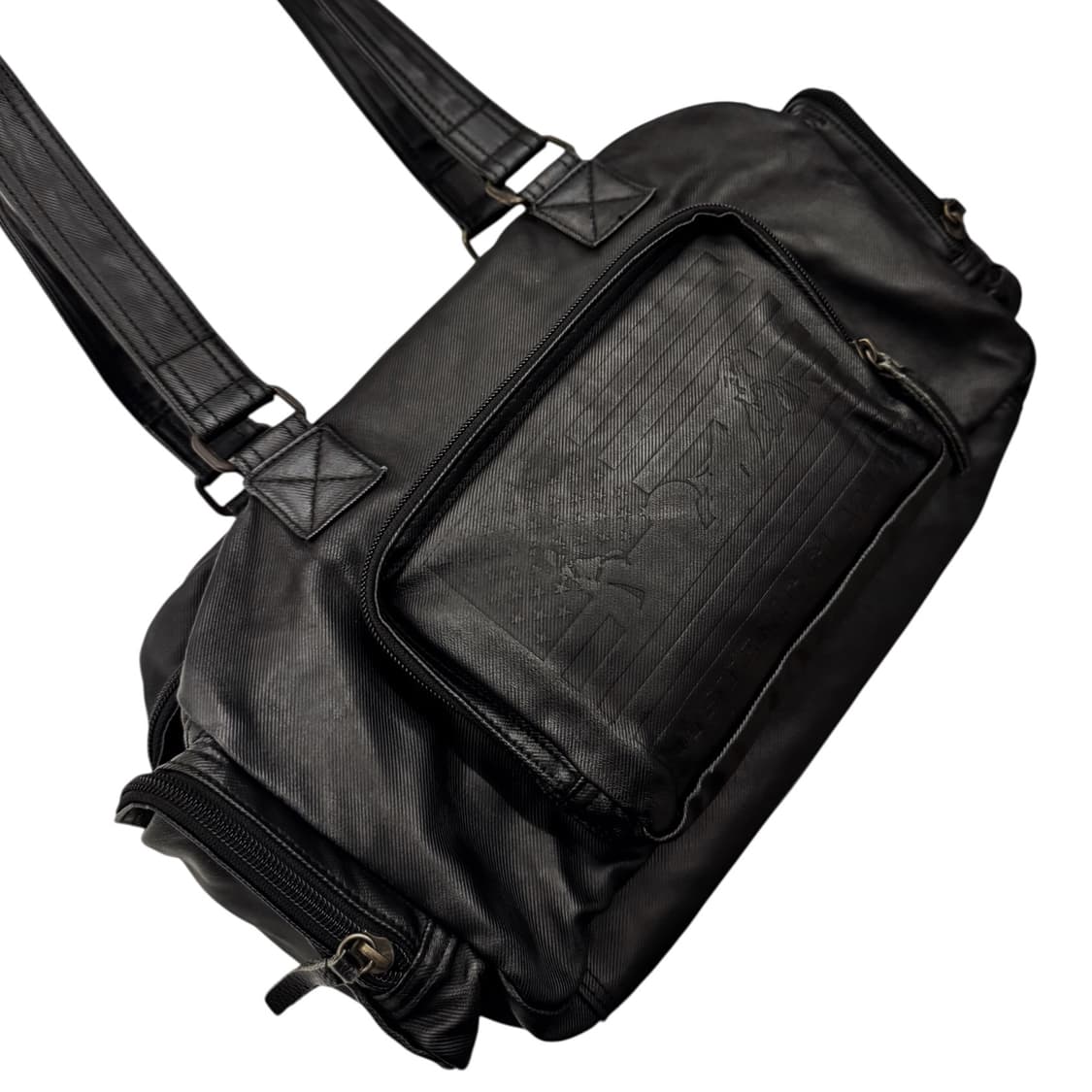 히스테릭글래머 코티드 캔버스 숄더백 블랙 상품이미지4