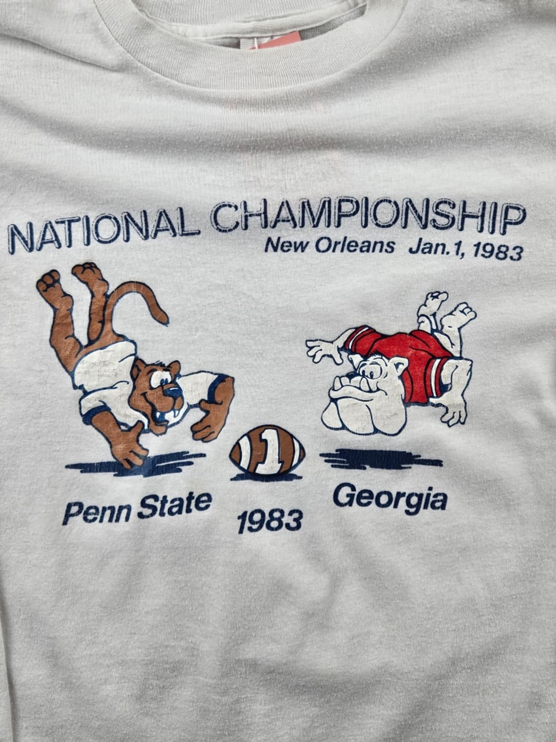 USA 퀘이커니트 1983 슈거볼 챔피언쉽 롱 슬리브 (S)/ 11387 상품이미지5