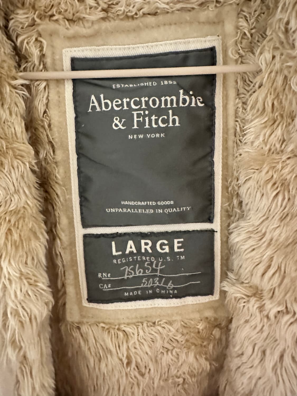 아베크롬비 울프죠 후드집업 L 라지 상품이미지2