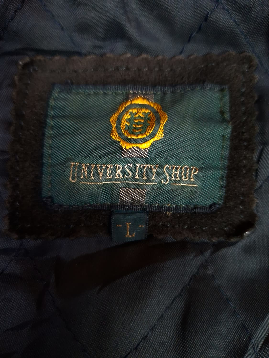 오리지날 80's 일본판 유니버스티샵마스터 리얼레더 바시티자켓 상품이미지3