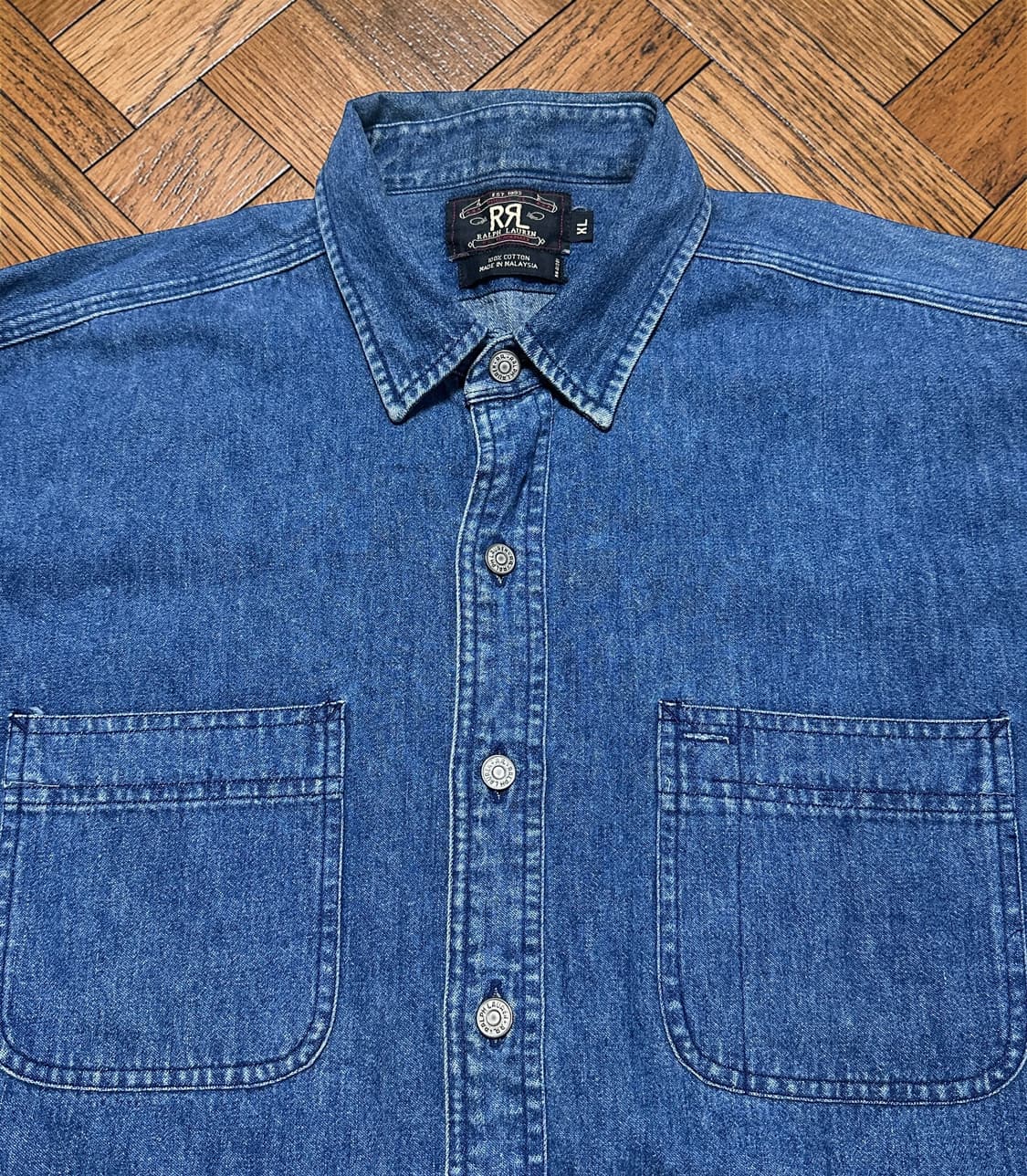 90s RRL 데님 셔츠 상품이미지3