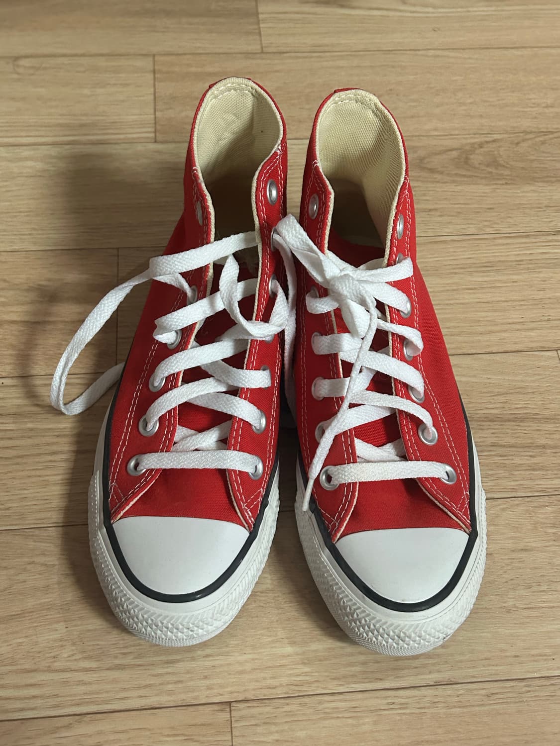 컨버스 빨간색 크림가6만원 상품이미지3