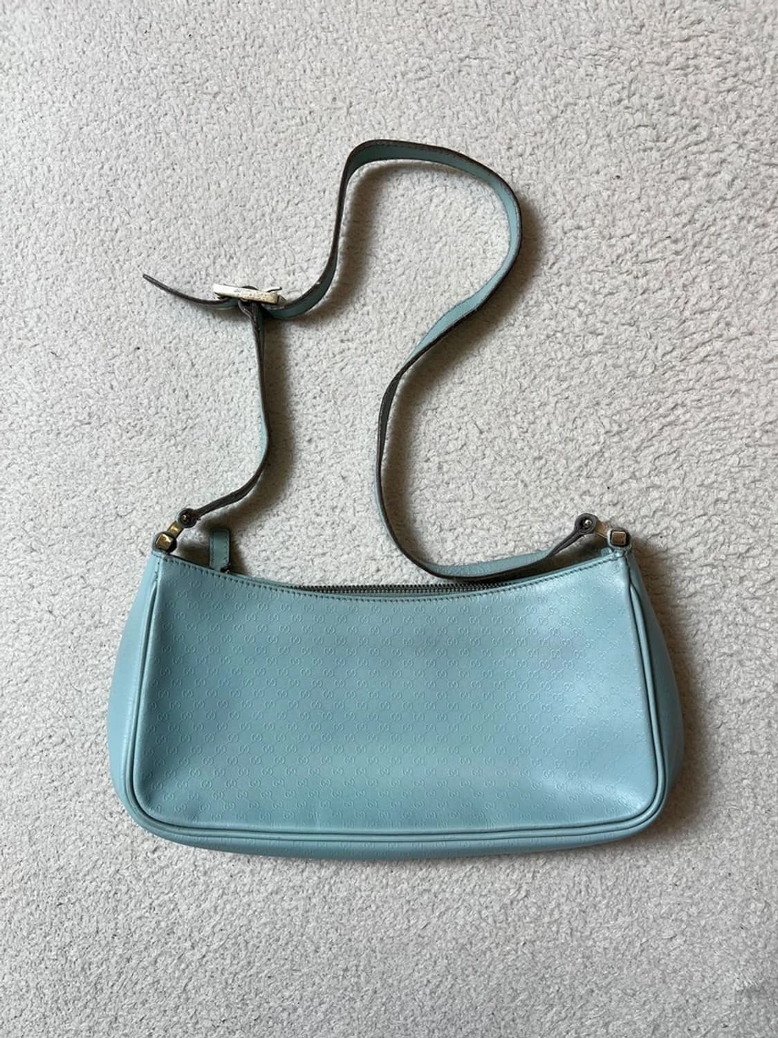 구찌 GUCCI 00's 엠보 GG 패턴 미니 숄더백 Q1261 상품이미지7