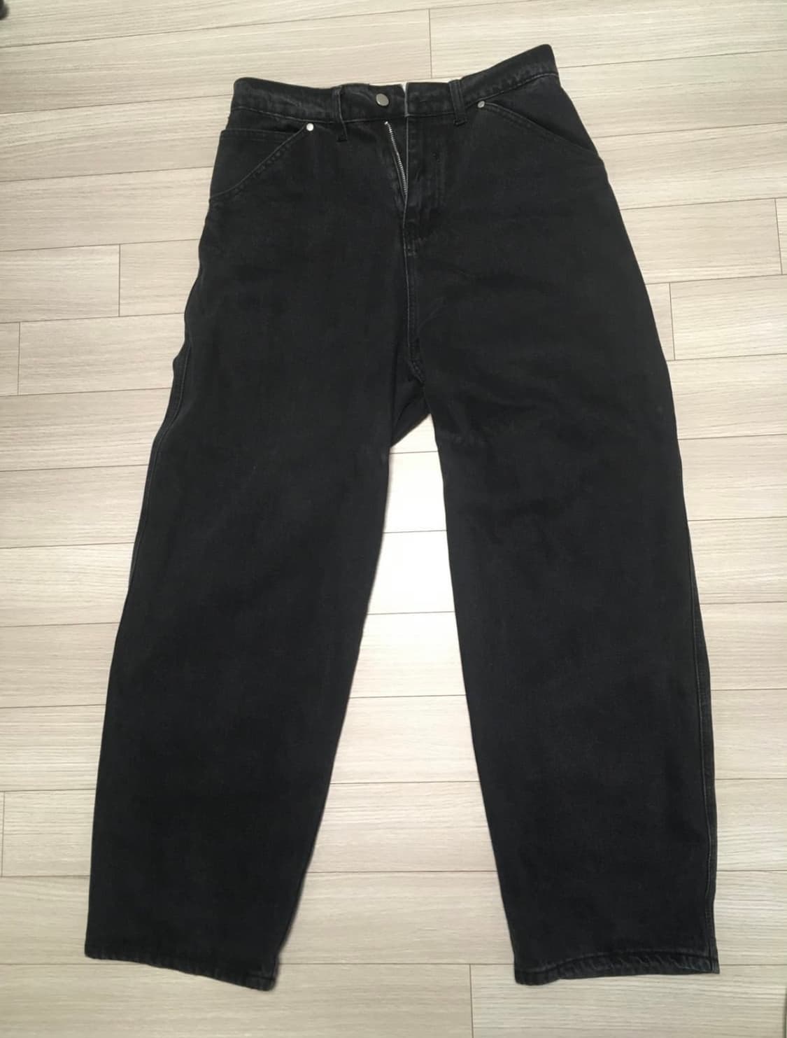 스웨이드 CONTOUR POCKET DENIM [BLACK] 상품이미지3