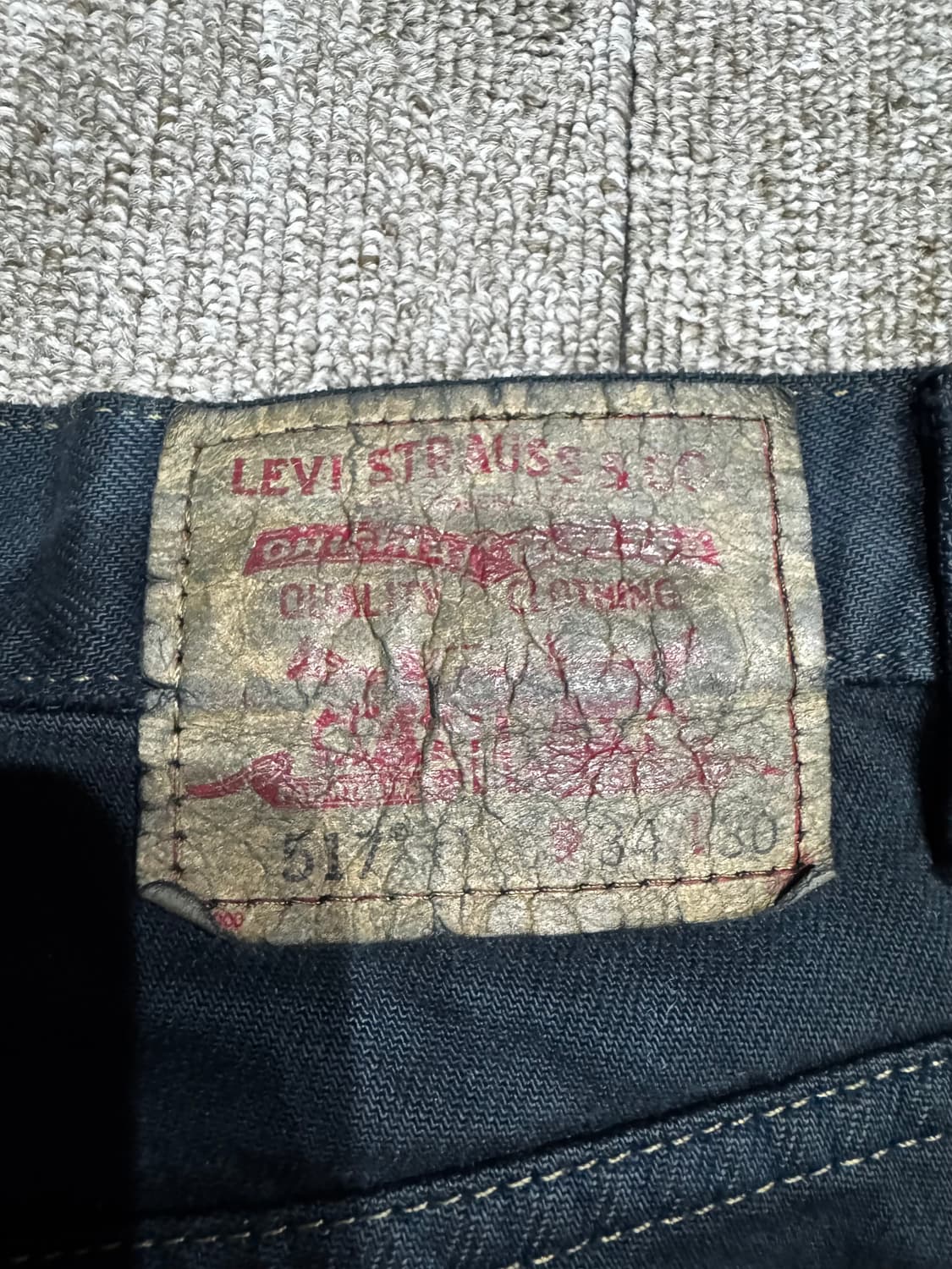 빈티지 리바이스 517 블랙 34 상품이미지3