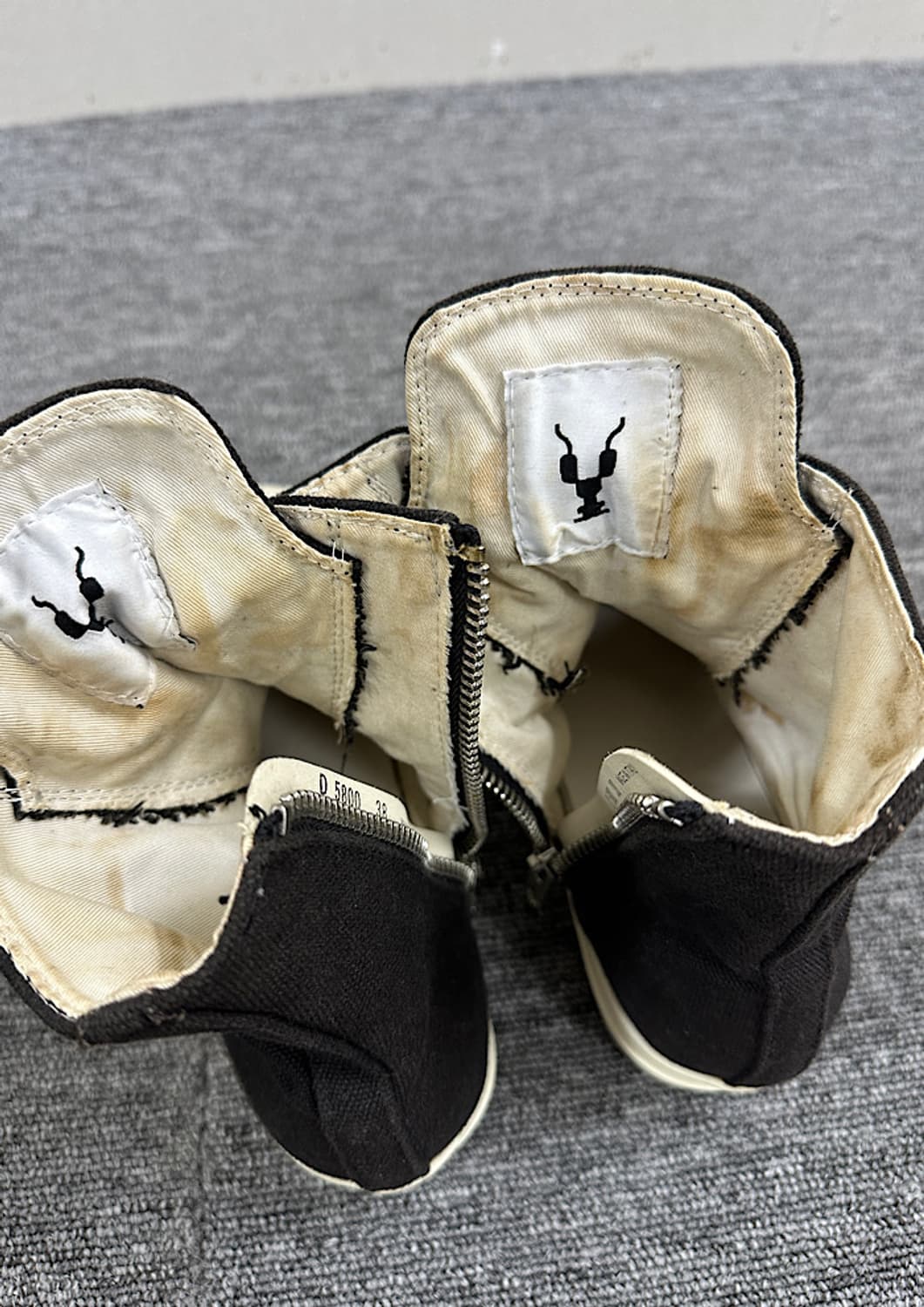 릭오웬스 다크쉐도우 라몬즈 하이 릭컨 17ss 250 상품이미지9