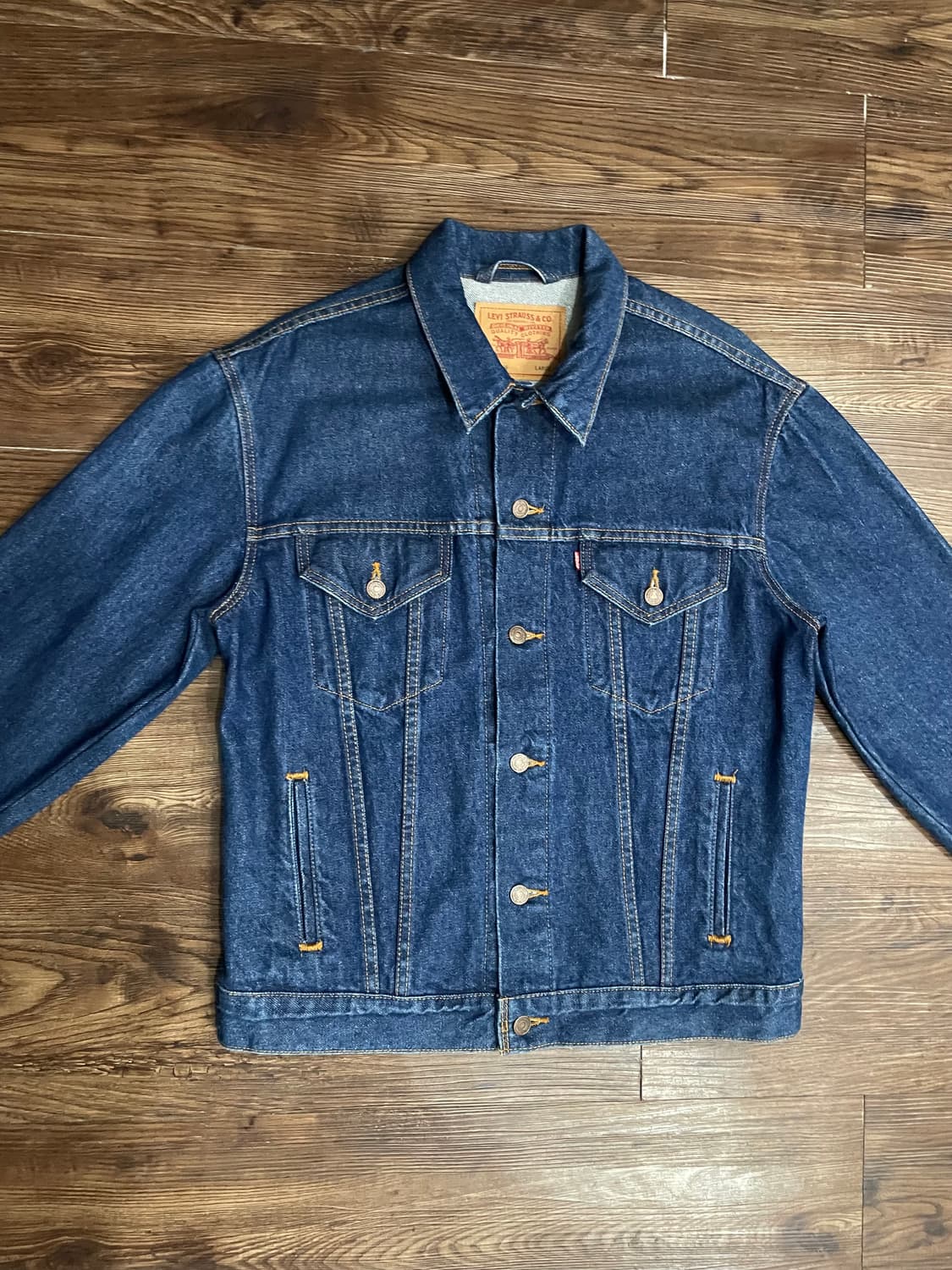 리바이스 민트급 90s USA 70516-0216 트러커 데님 자켓 상품이미지1