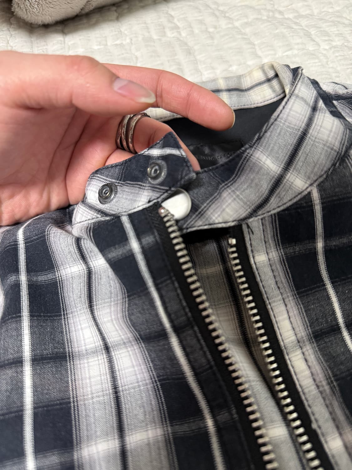 pazzo 체크 셔츠자켓 상품이미지4