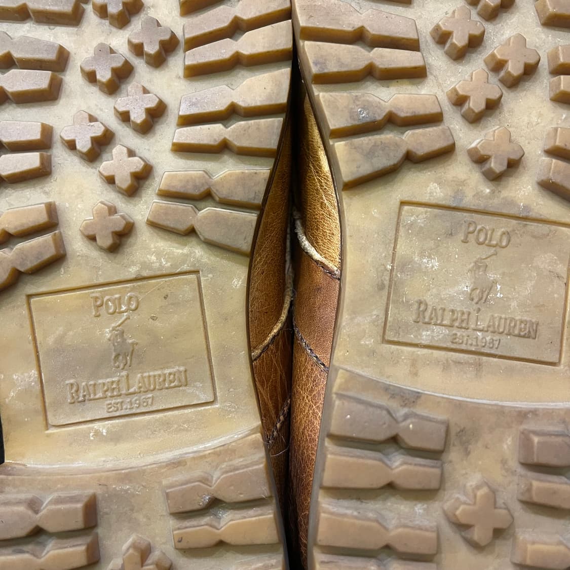 POLO ralph lauren moccasin leather boots 상품이미지10