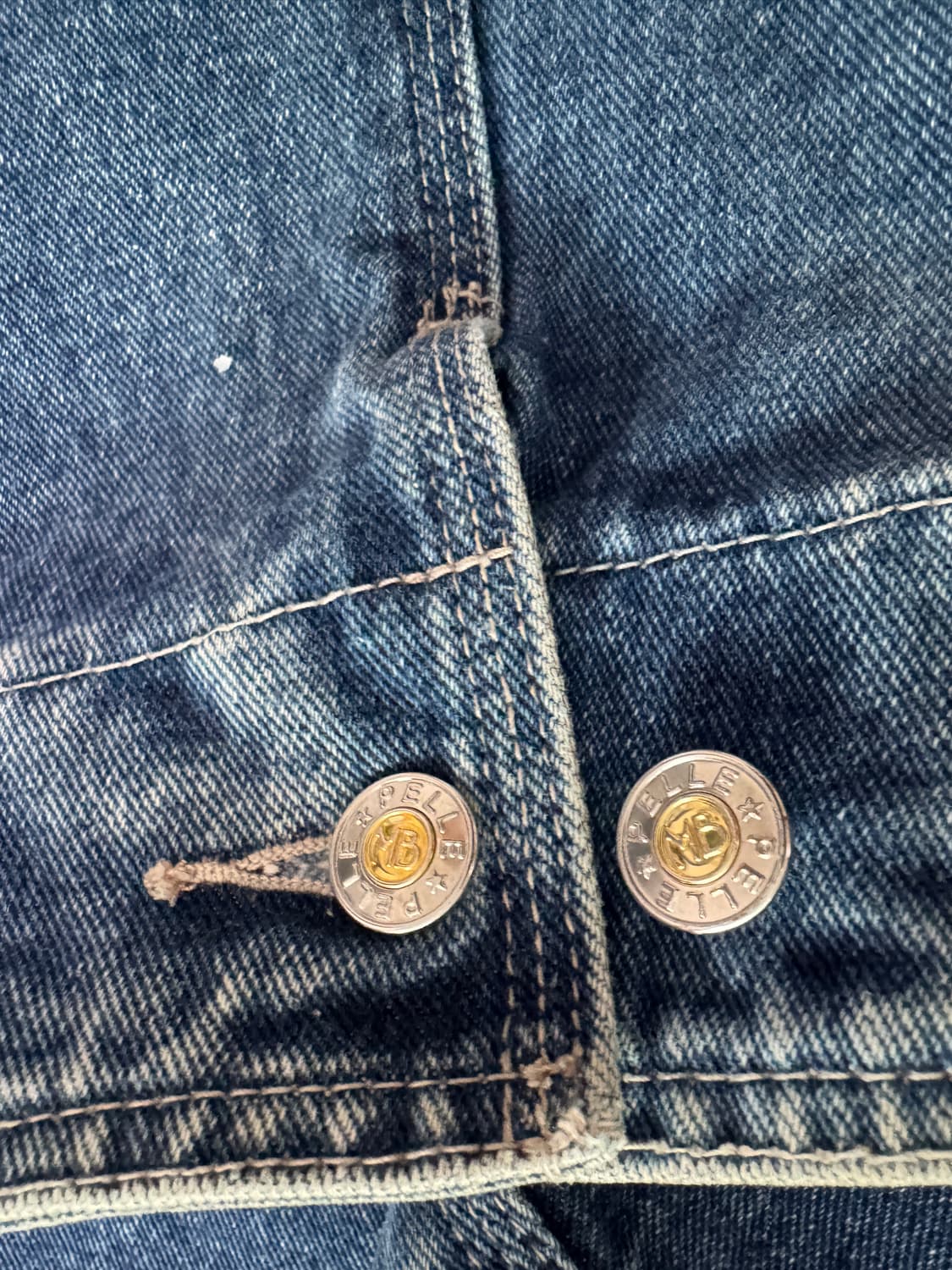 [90s/희귀] 펠레펠레 마크뷰캐넌 데님 워크 자켓 XL 상품이미지9