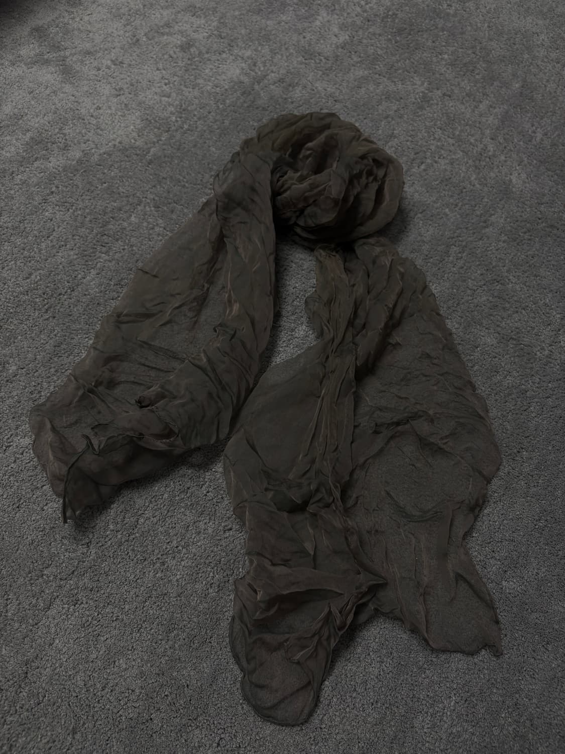 Vintage vkei punk mood silky scarf 상품이미지2