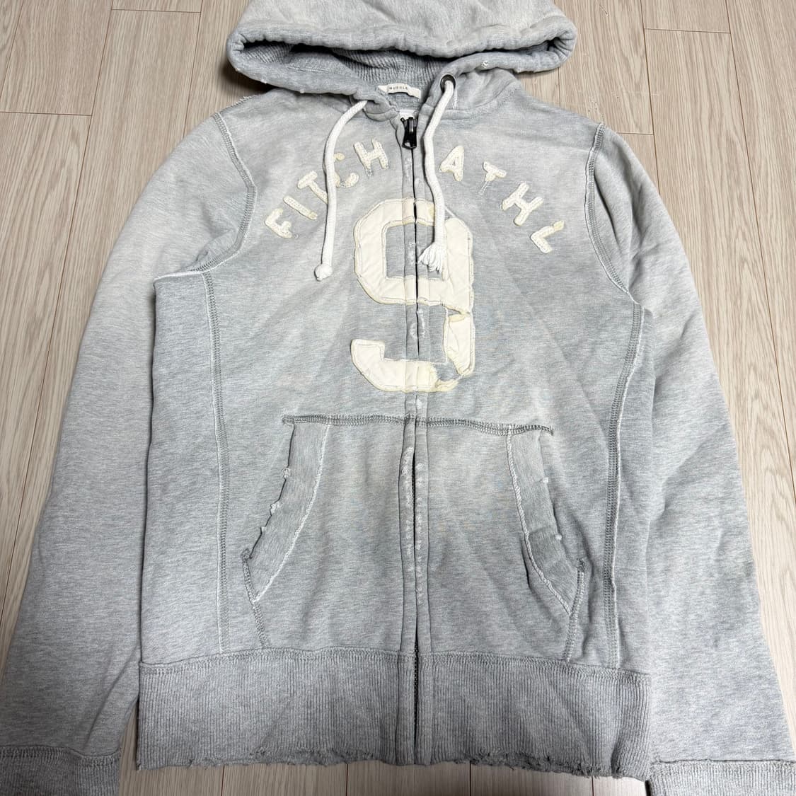 아베크롬비 그레이 후드집업 s 상품이미지2