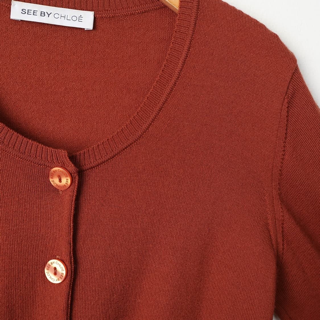 44/씨바이 끌로에 크롭 니트 가디건 상품이미지3