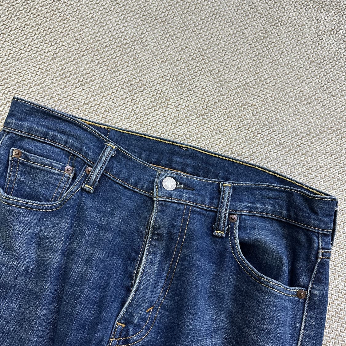 W30L32 리바이스 513 일자 데님 0327D 상품이미지5