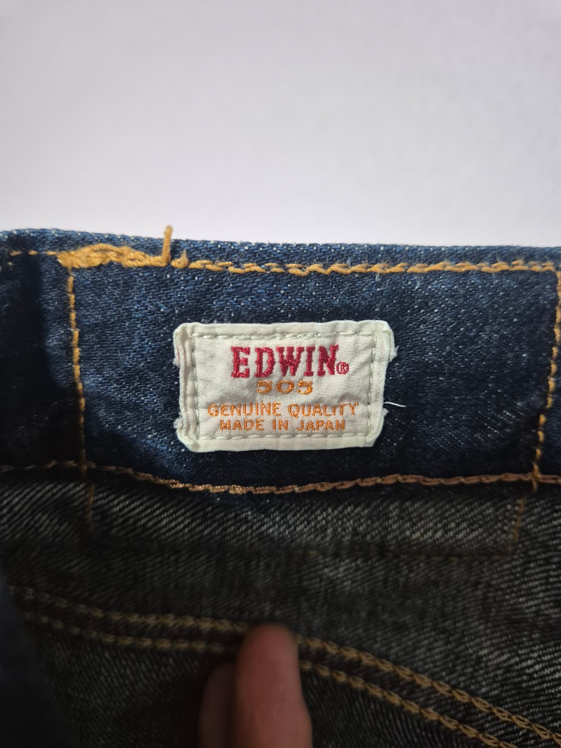 Edwin 에드윈 505Z 셀비지 데님팬츠 made in JAPAN 상품이미지9