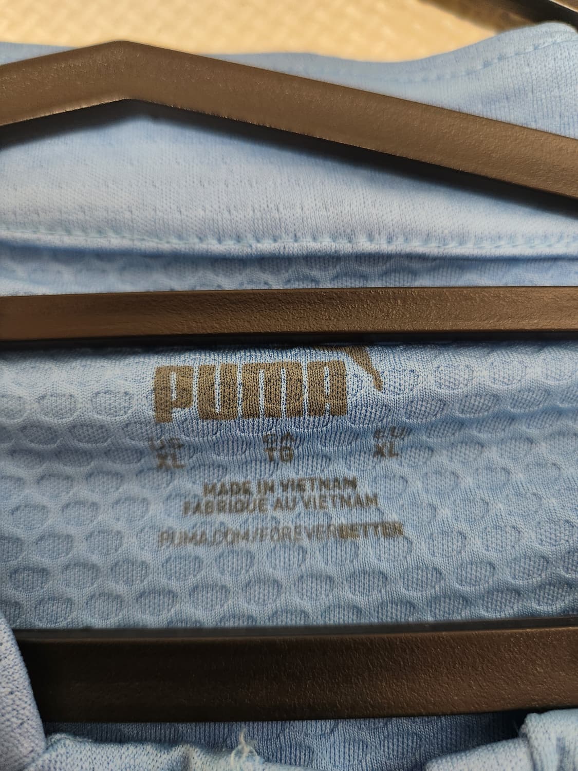 푸마 맨시티 긴팔 트레이닝 탑 하늘색 사이즈XL 상품이미지3