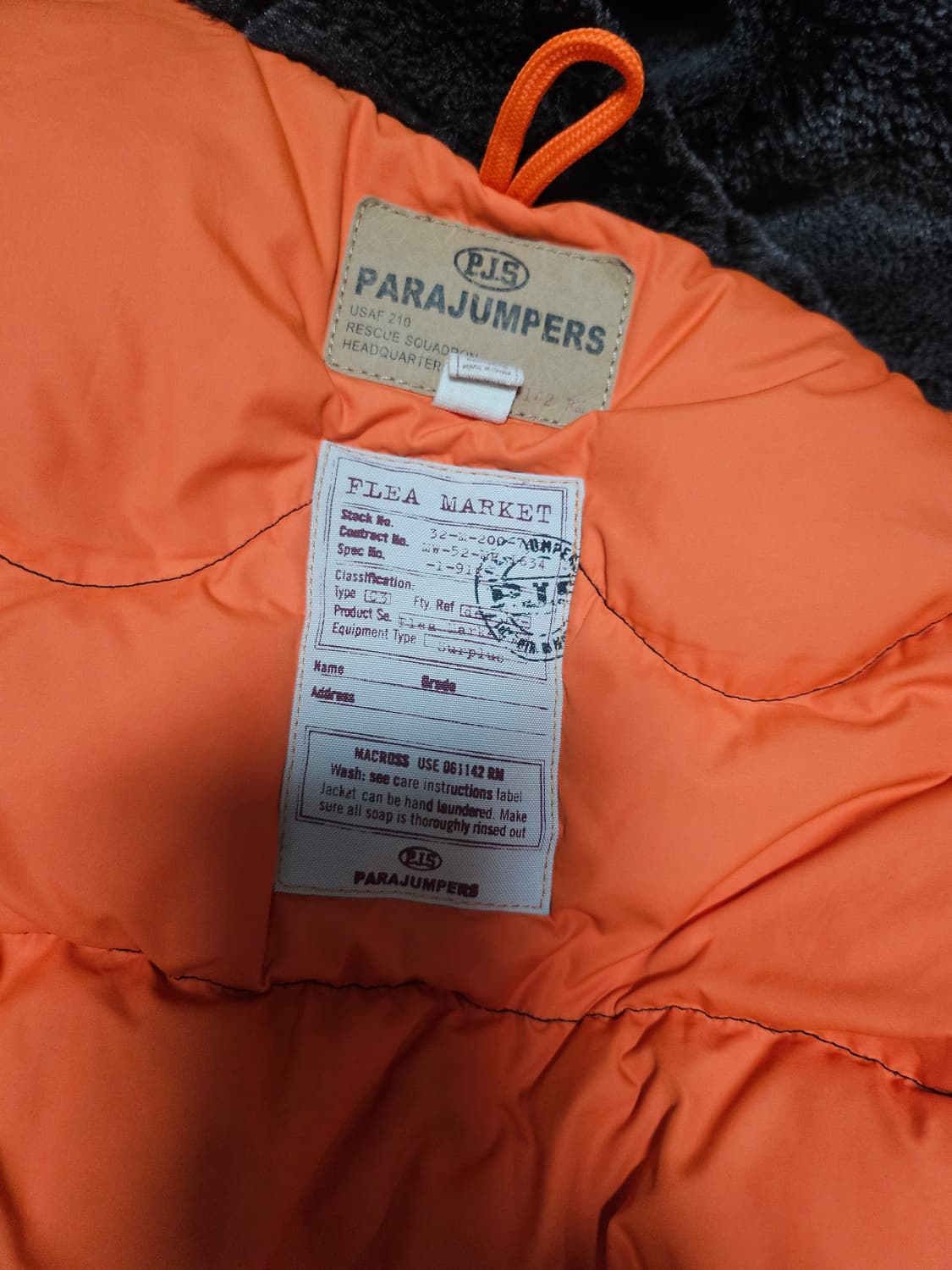 파라점퍼스 코디악 N3B 카키 (M) 상품이미지4