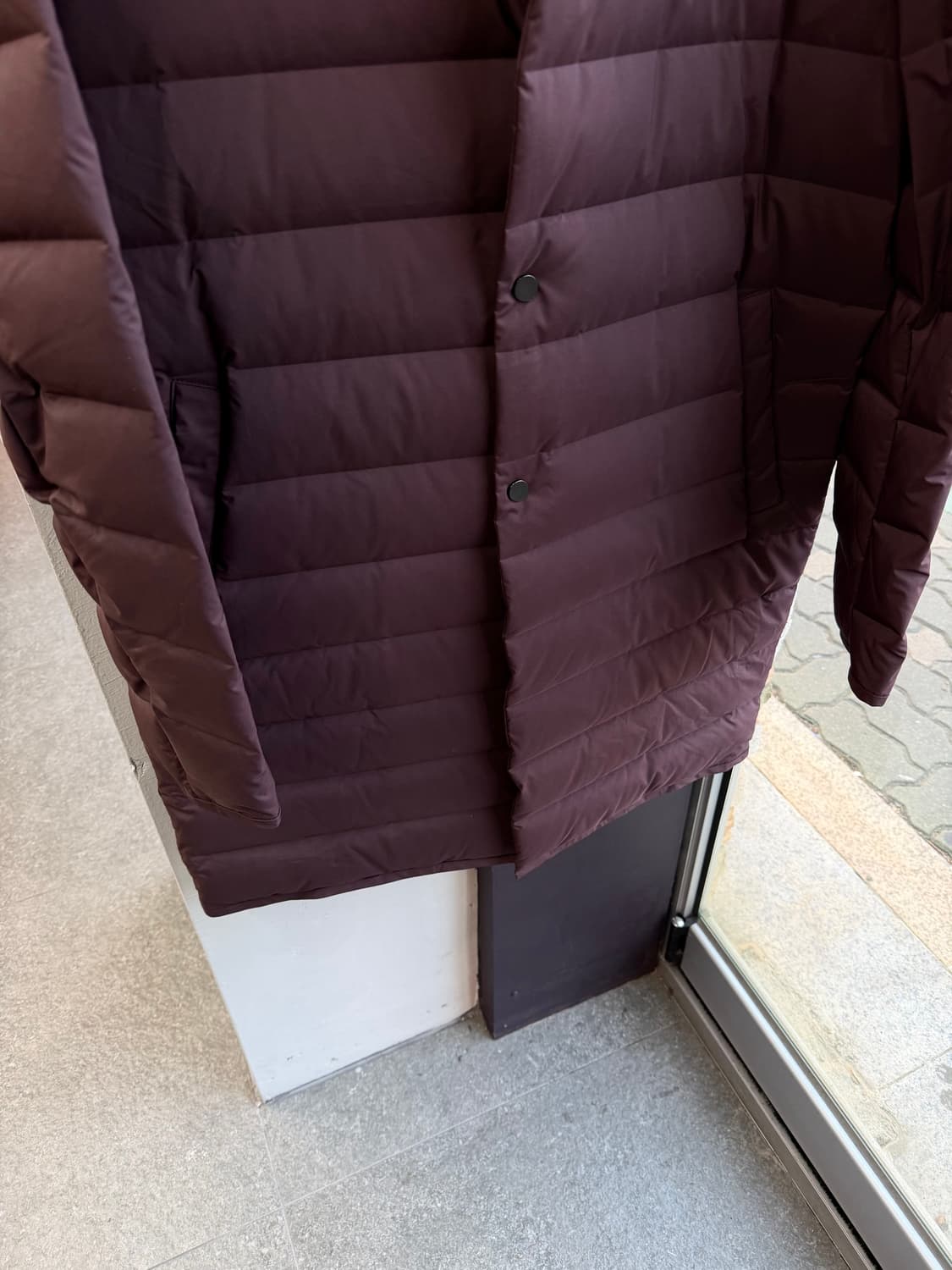 105/ 시스템옴므 구스다운 롱 패딩코트 자켓 상품이미지4