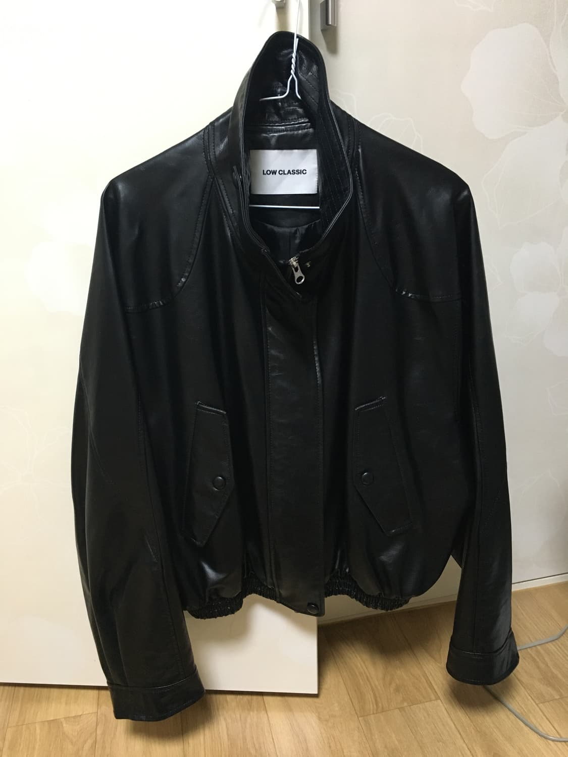 로우클래식 HIGH NECK LEATHER SHORT JACKET 상품이미지5