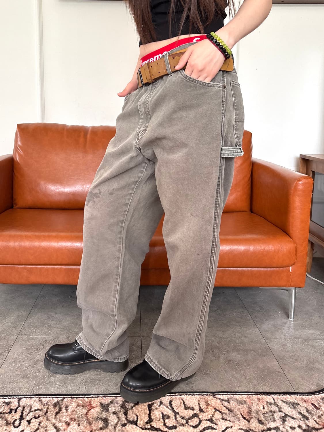 디키즈 워크팬츠 모스그린 상품이미지6