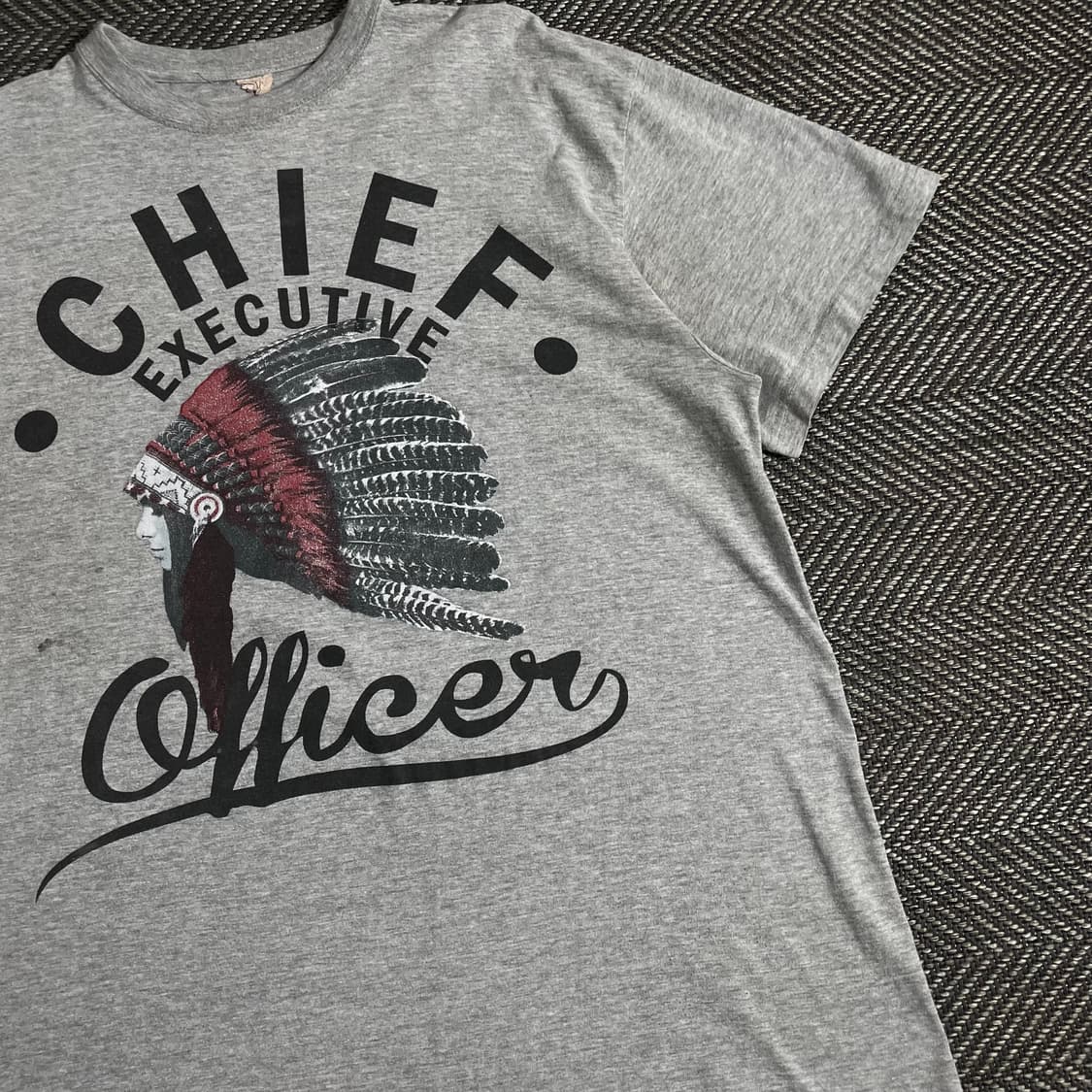 빈티지 인디언 프린팅 박시핏 티셔츠o 3165 상품이미지2