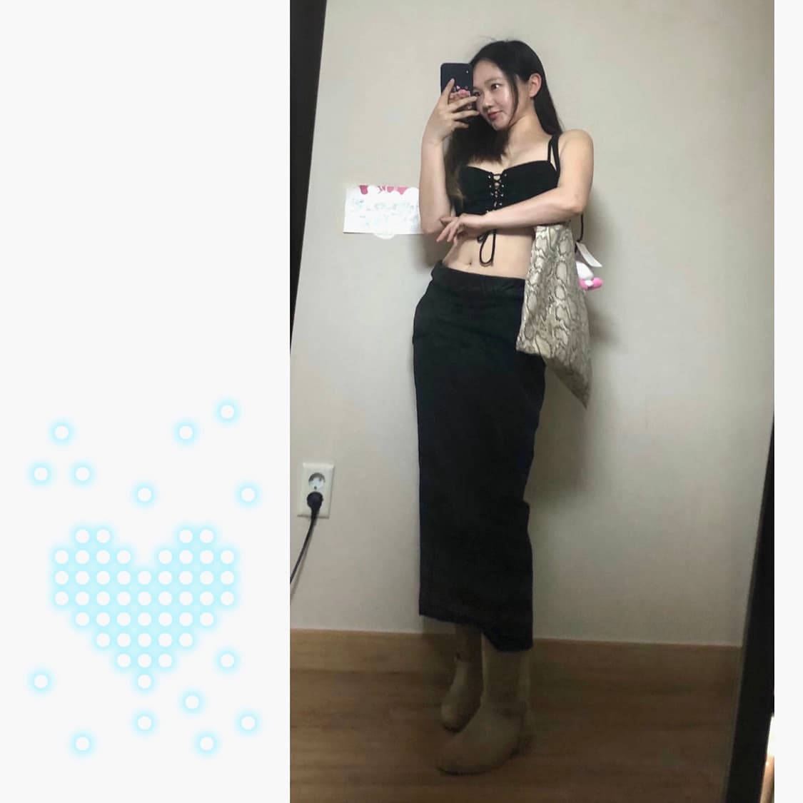 quick witted black long sk 🥿  상품이미지8