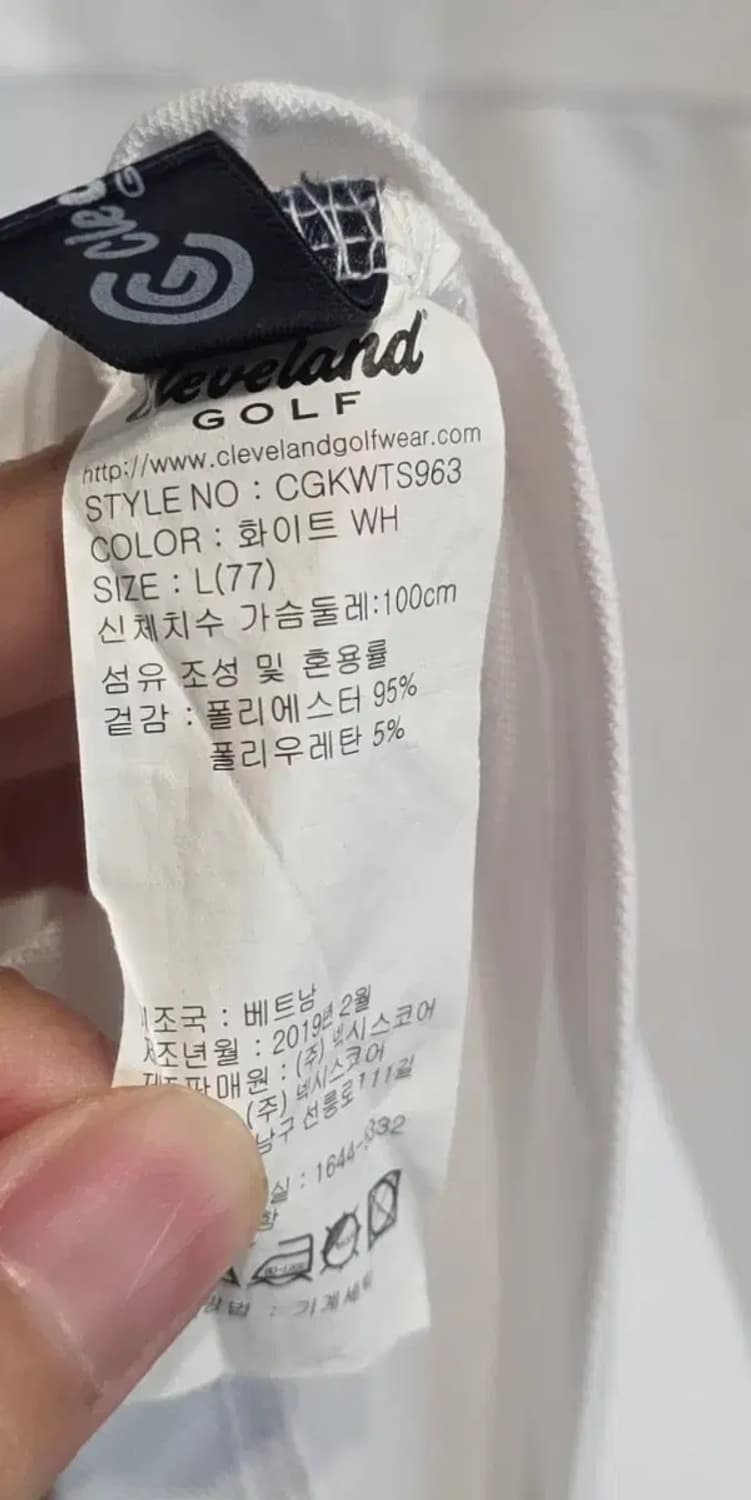 클리브랜드 여성 골프 반팔 카라티 상품이미지8