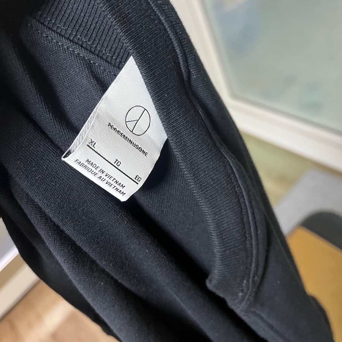 나이키 x 피스마이너스원 롱슬리브 티셔츠 블랙  상품이미지3