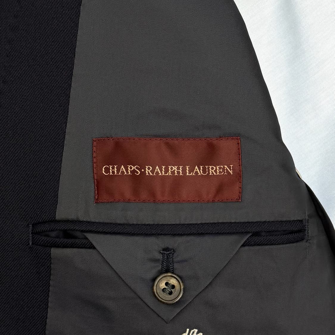 CHAPS Ralph Lauren 금장 네이비 블레이저 상품이미지8