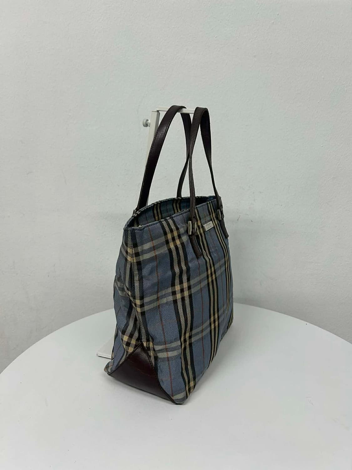 버버리 블루라벨 빈티지 노바체크 캔버스 토트백 상품이미지2