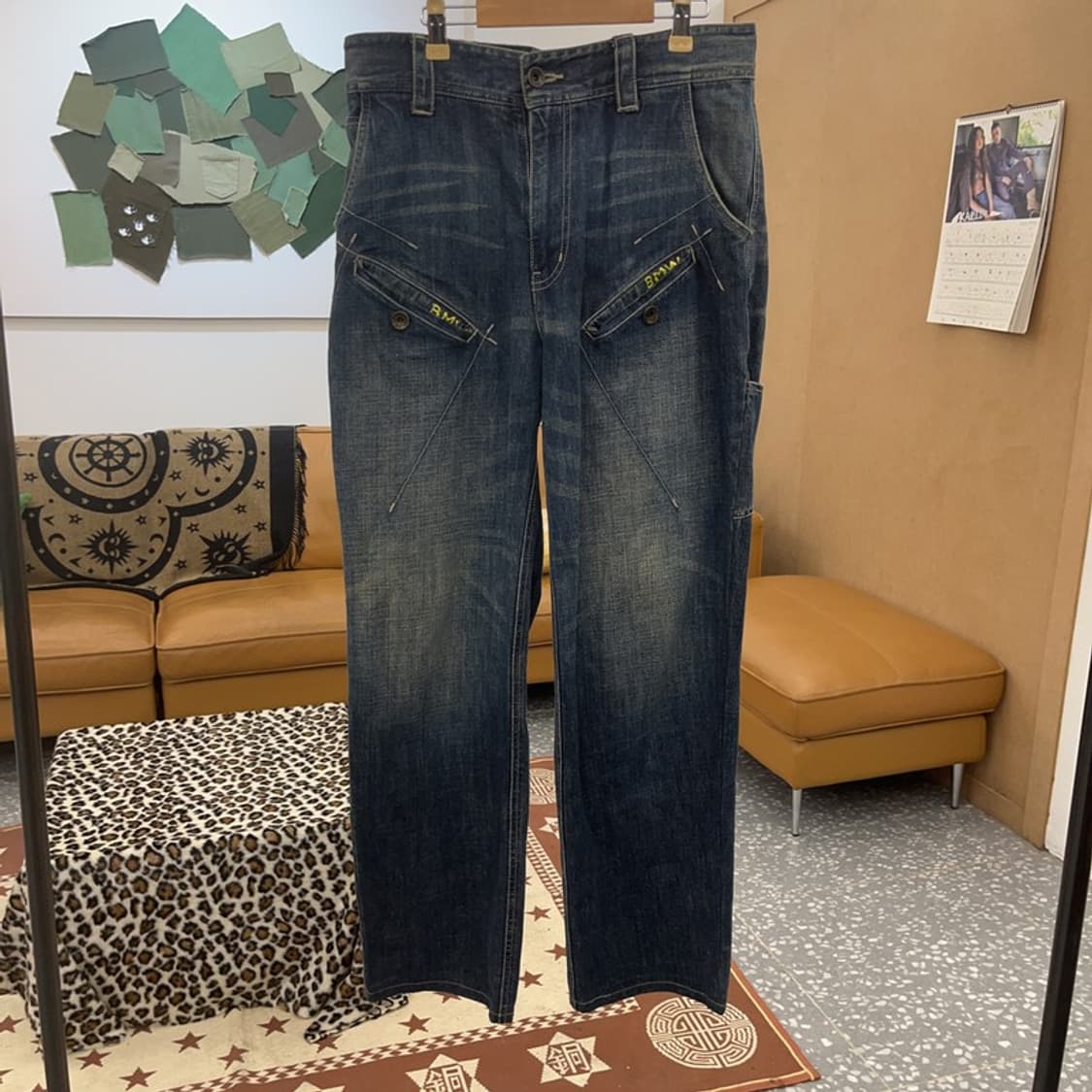 리바이스 희귀 올드스쿨 스트릿 키치 카고 데님팬츠 32인치 C09216 상품이미지3