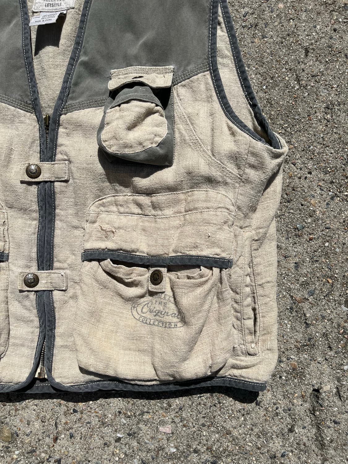 Camel vest 상품이미지4