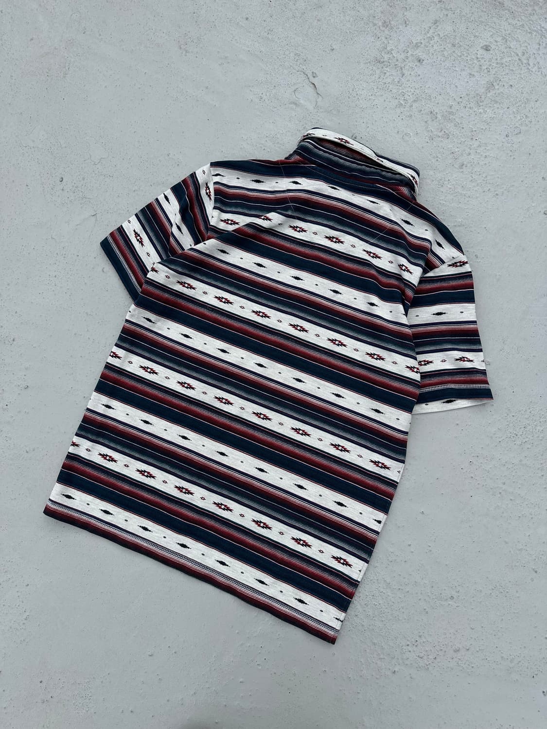 일본 빈티지 패턴 카라티셔츠 피케셔츠 95 상품이미지4