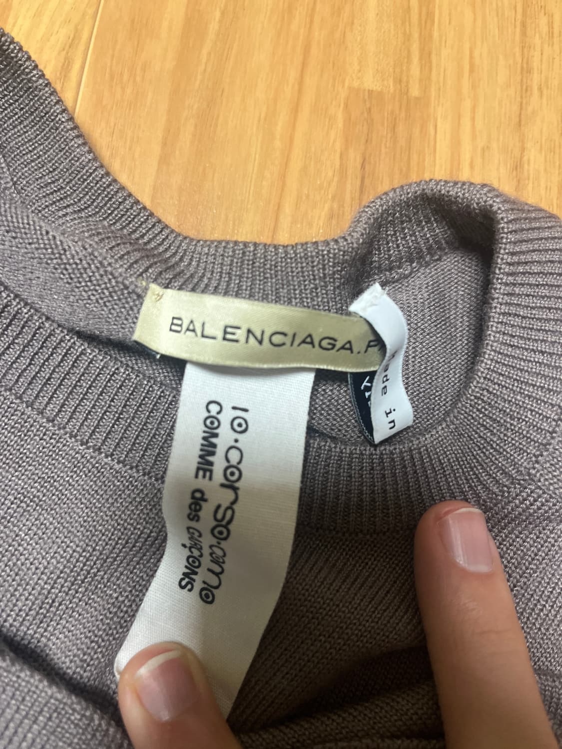 balenciaga x 10 corso como 니트 상품이미지2